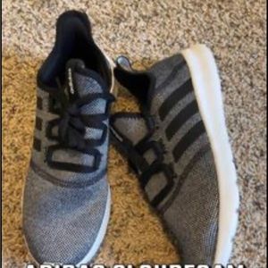 Adidas cloudfoam shoes. Women’s size 8. Gray, dark gray color